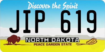ND license plate JIP619