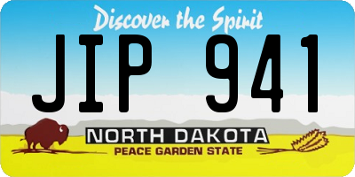 ND license plate JIP941