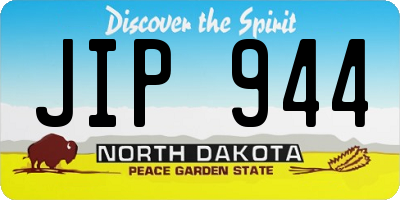ND license plate JIP944