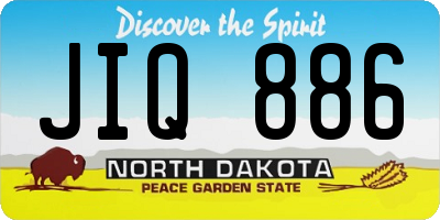 ND license plate JIQ886