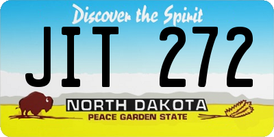 ND license plate JIT272