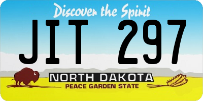 ND license plate JIT297