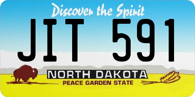ND license plate JIT591