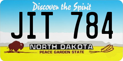 ND license plate JIT784