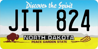 ND license plate JIT824