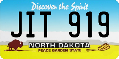 ND license plate JIT919