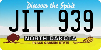 ND license plate JIT939