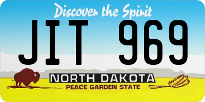 ND license plate JIT969