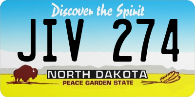 ND license plate JIV274
