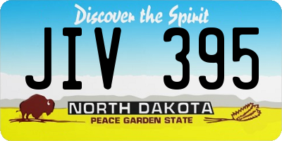 ND license plate JIV395