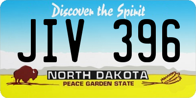 ND license plate JIV396