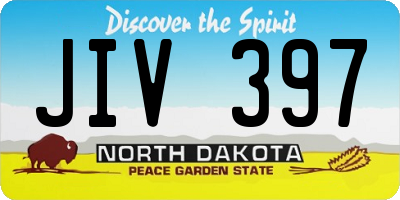 ND license plate JIV397