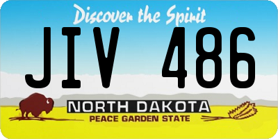 ND license plate JIV486