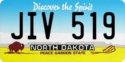 ND license plate JIV519