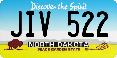 ND license plate JIV522