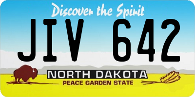 ND license plate JIV642