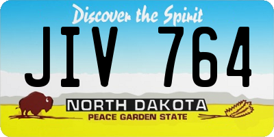 ND license plate JIV764