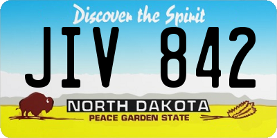 ND license plate JIV842