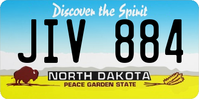 ND license plate JIV884