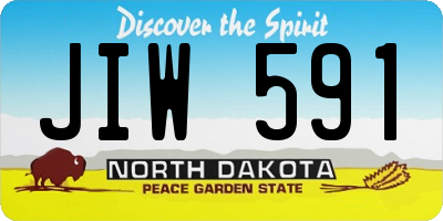 ND license plate JIW591