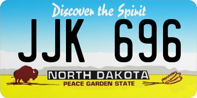 ND license plate JJK696