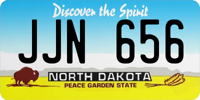 ND license plate JJN656