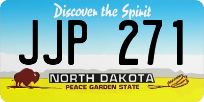 ND license plate JJP271