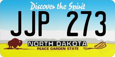 ND license plate JJP273