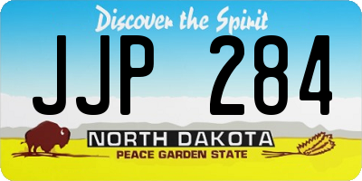 ND license plate JJP284