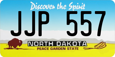 ND license plate JJP557