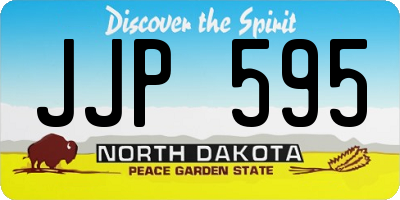 ND license plate JJP595