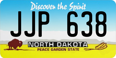 ND license plate JJP638