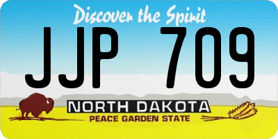 ND license plate JJP709