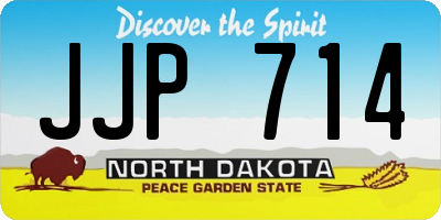 ND license plate JJP714