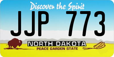 ND license plate JJP773
