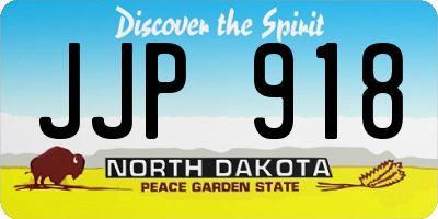 ND license plate JJP918