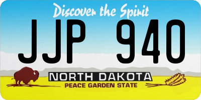 ND license plate JJP940