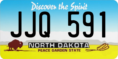 ND license plate JJQ591