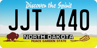 ND license plate JJT440