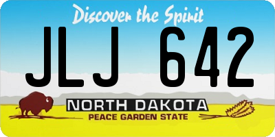 ND license plate JLJ642
