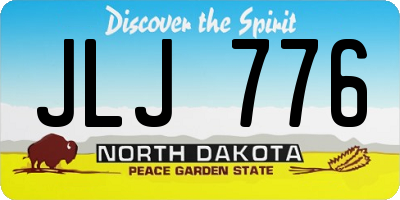 ND license plate JLJ776