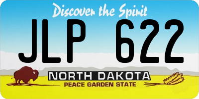 ND license plate JLP622