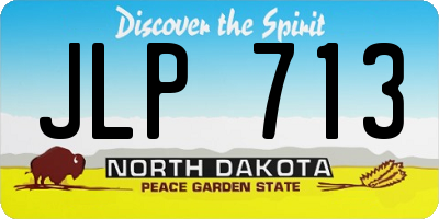 ND license plate JLP713