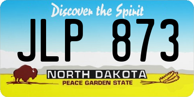 ND license plate JLP873