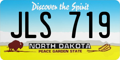 ND license plate JLS719