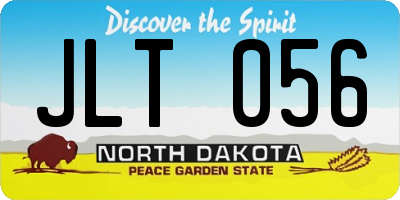 ND license plate JLT056