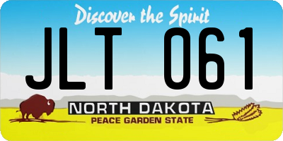 ND license plate JLT061
