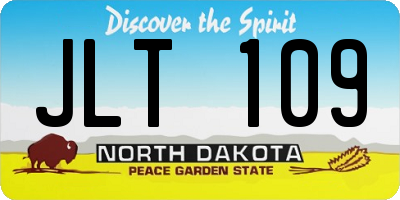 ND license plate JLT109