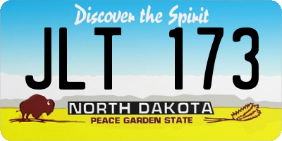 ND license plate JLT173
