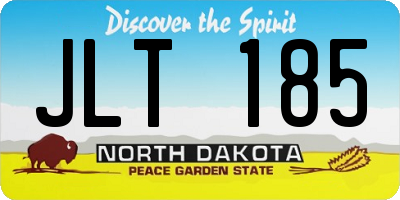 ND license plate JLT185